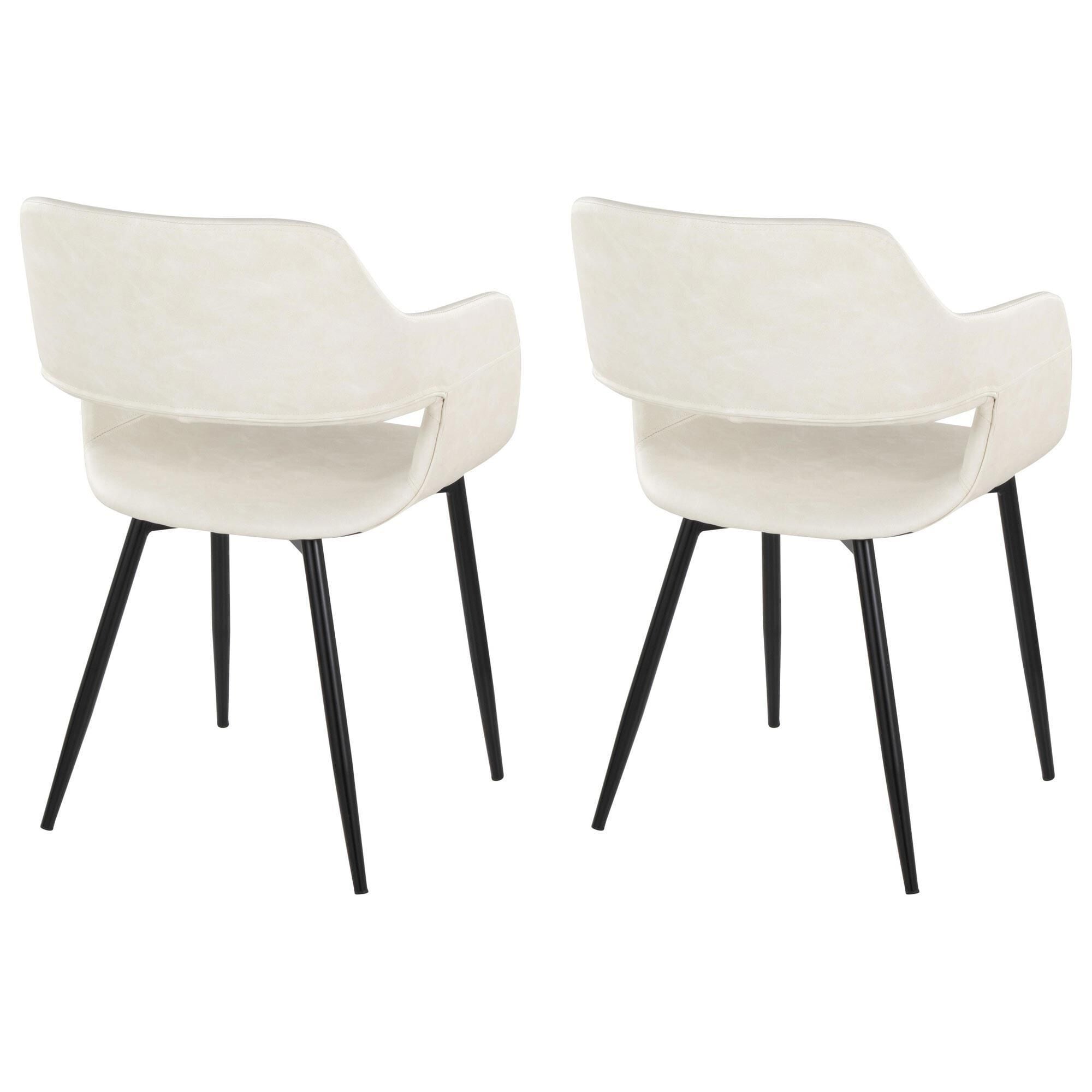 LUMiRiSE / ≠encore. LumiSource Margarite Contemporary Dining/accent Chair in Black