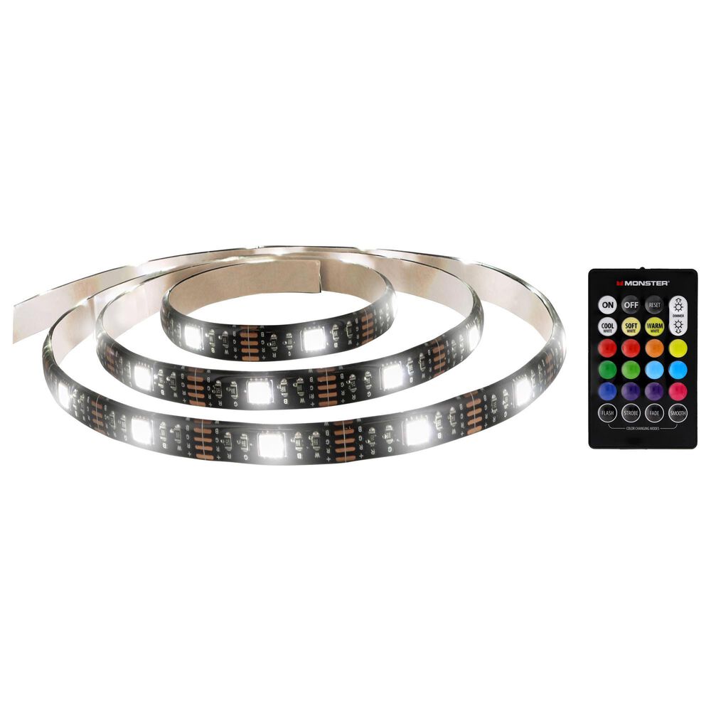 Monster Smart Illuminessence Smart Illuminessence 6.5' Multicolor and Multi  White LED Light Strip | Nebraska Furniture Mart