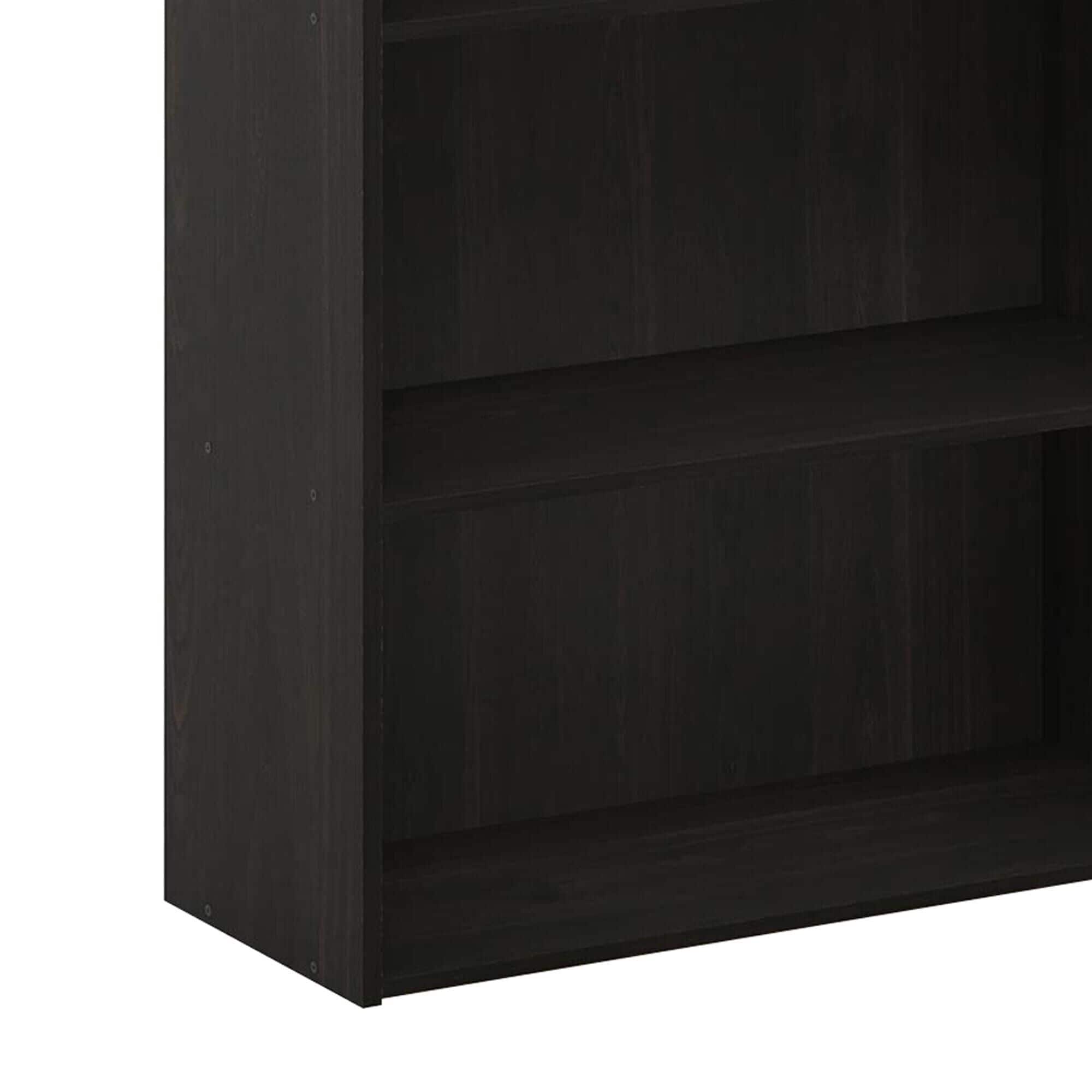 HOMLUX 4-Tier Open Shelf Bookcase in Espresso