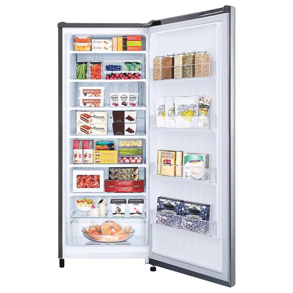 LG 2-Piece Kitchen Package with 22.3 Cu. Ft 4-Door French Door Refrigerator and Single Door Freezer in Stainless Steel, , large