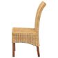 Baxton Studio Shamara Side Chair in Natural Brown and Walnut Brown, , large