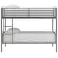 Ashley Lanceburg Twin over Twin Bunk Bed with Ladder in Gray, , large