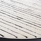 Safavieh Melody MEL118A 6"7" Round Ivory and Black Area Rug, , large