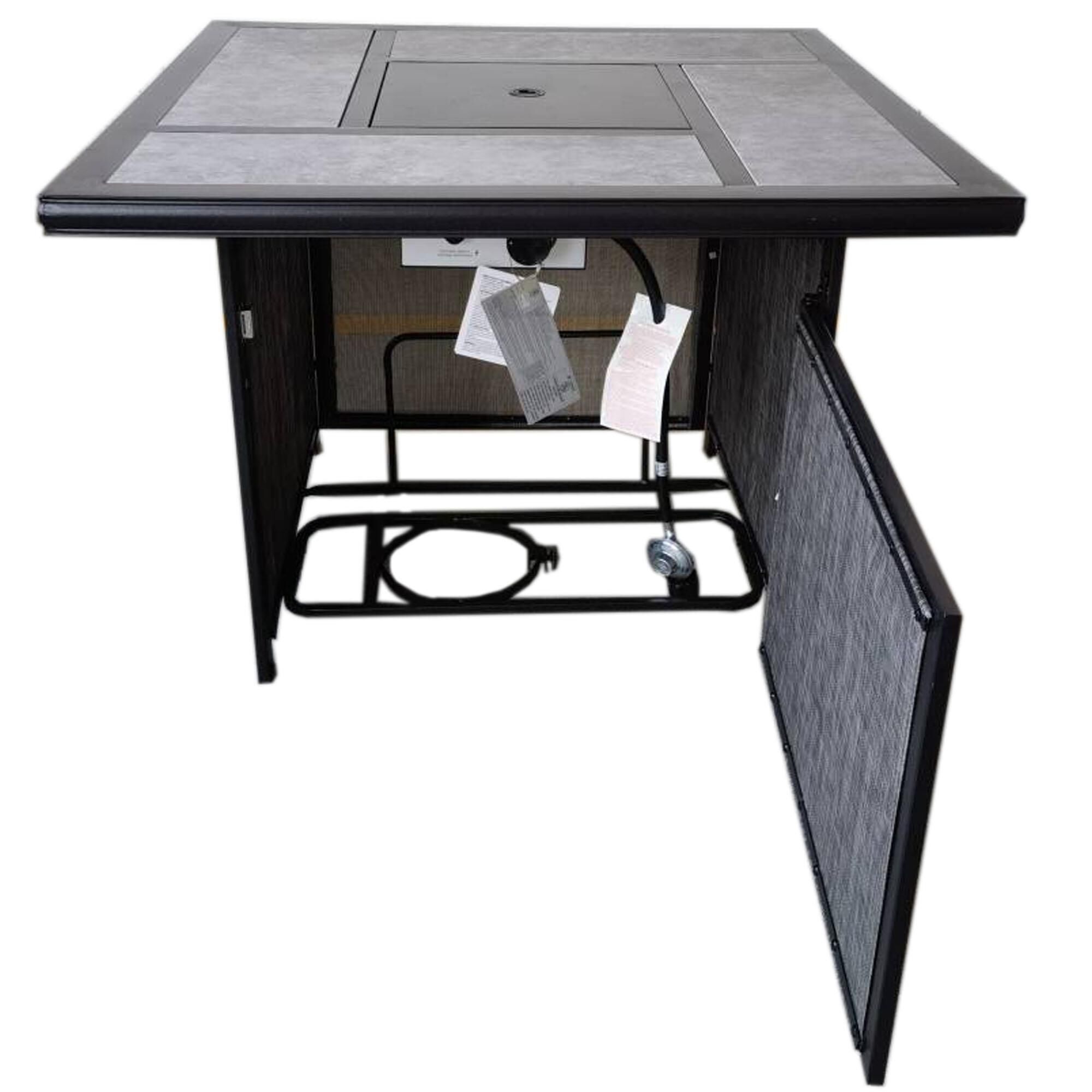 GatherCraft Franklin 5-Piece Firepit Chat Set in Gray