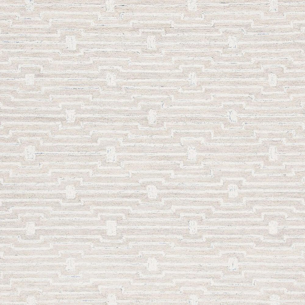 Safavieh Micro-Loop MLP178F 5&#39; x 8&#39; Light Grey and Ivory Area Rug, , large