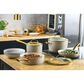 Faber Farberware Forged Induction Ceramic Nonstick Cookware Set, 12 Piece in Taupe, , large