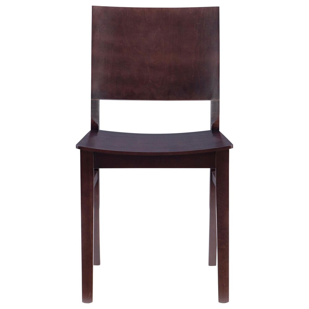 Linon Home Decor Devin Side Chair in Brown, , large