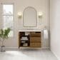 James Martin Laurent 36" Single Bathroom Vanity in Honey Oak with 3 cm Victorian Silver Silestone Top and Rectangular Sink, , large