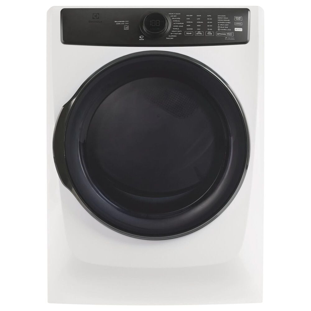 Electrolux 4.5 Cu. Ft. Front Load Washer and 8.0 Cu. Ft. Gas Dryer in Matte White, , large