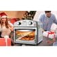 HOMLUX 12.5 Qt 7-In-1 Convection Toaster Oven in Silver, , large