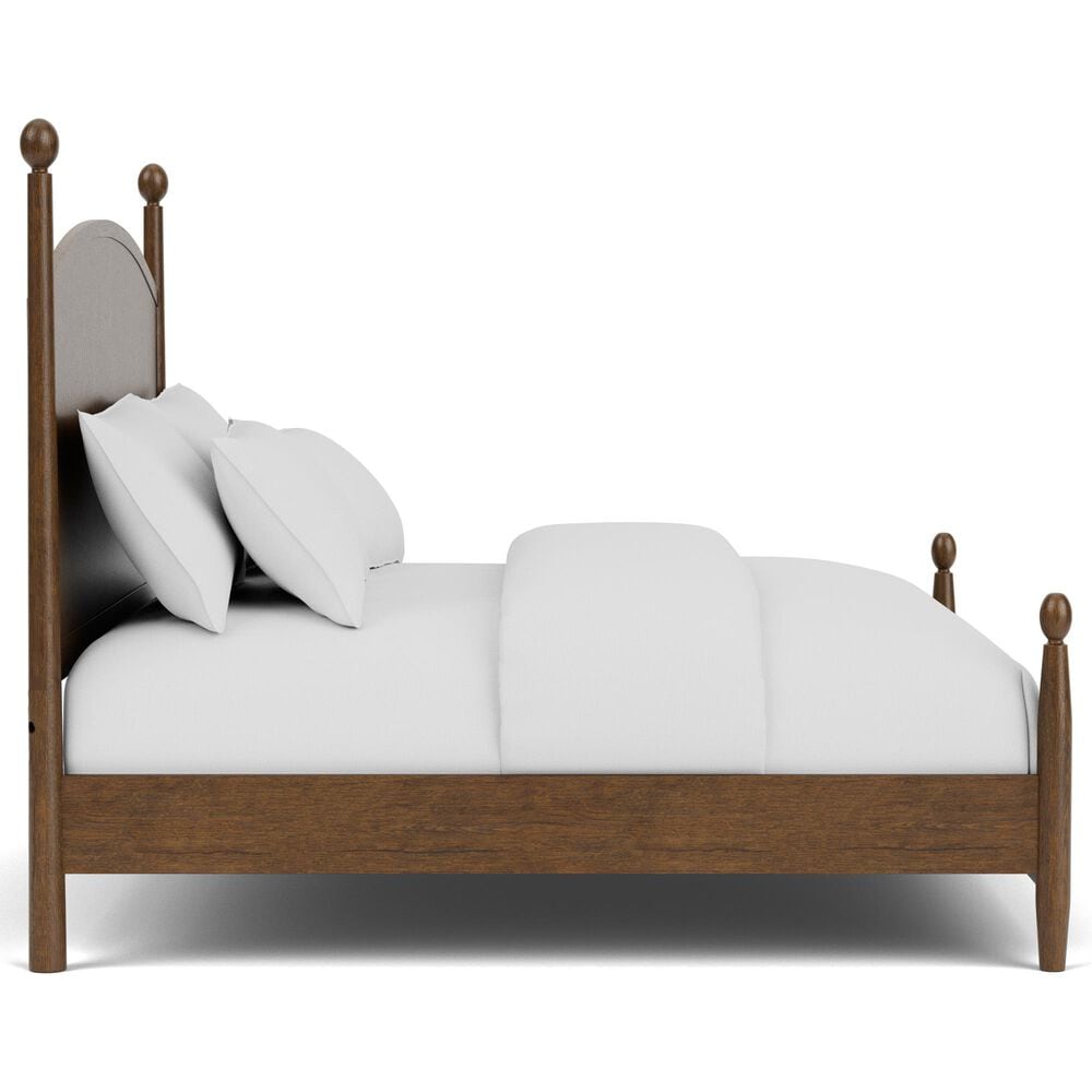Riverside Furniture Calhoun Queen Panel Bed in Whiskey Oak, , large