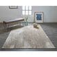 Feizy Aura 5" x 8" Ivory and Gold Area Rug, , large