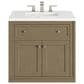 James Martin Vanities Chicago 30" Single Bathroom Vanity Cabinet in Walnut Whisper, , large
