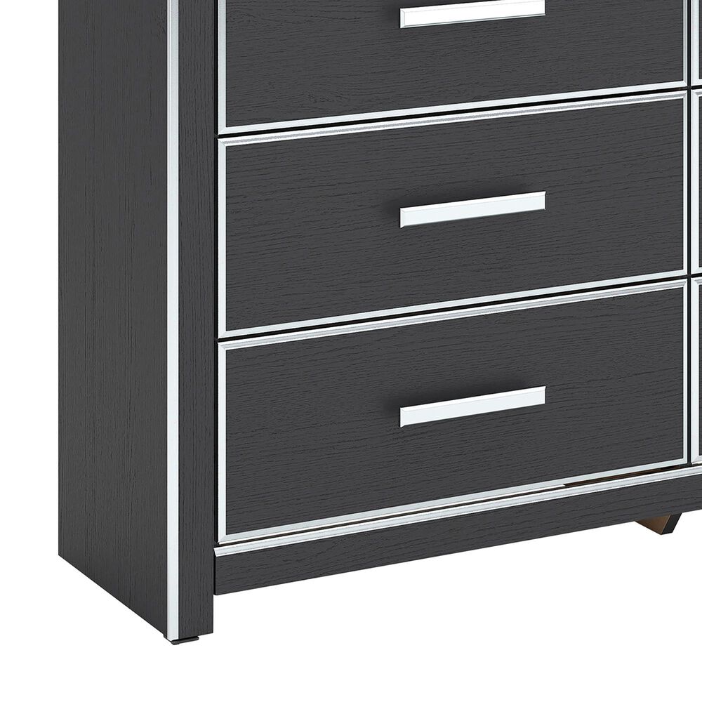 Ashley Zuraleus 3-Piece Queen Upholstered Platform Bedroom Set in Matte Black, , large