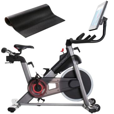 ProForm Studio Bike Pro 22 Exercise Bike + 40" x 80" Equipment Floor Mat , , large