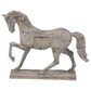 Maple and Jade 18" Vintage Polystone Horse Sculpture in Beige, , large