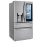 LG 2-Piece Kitchen Package with 29.5 Cu. Ft 4-Door French Door Refrigerator and Single Door Freezer in Stainless Steel, , large
