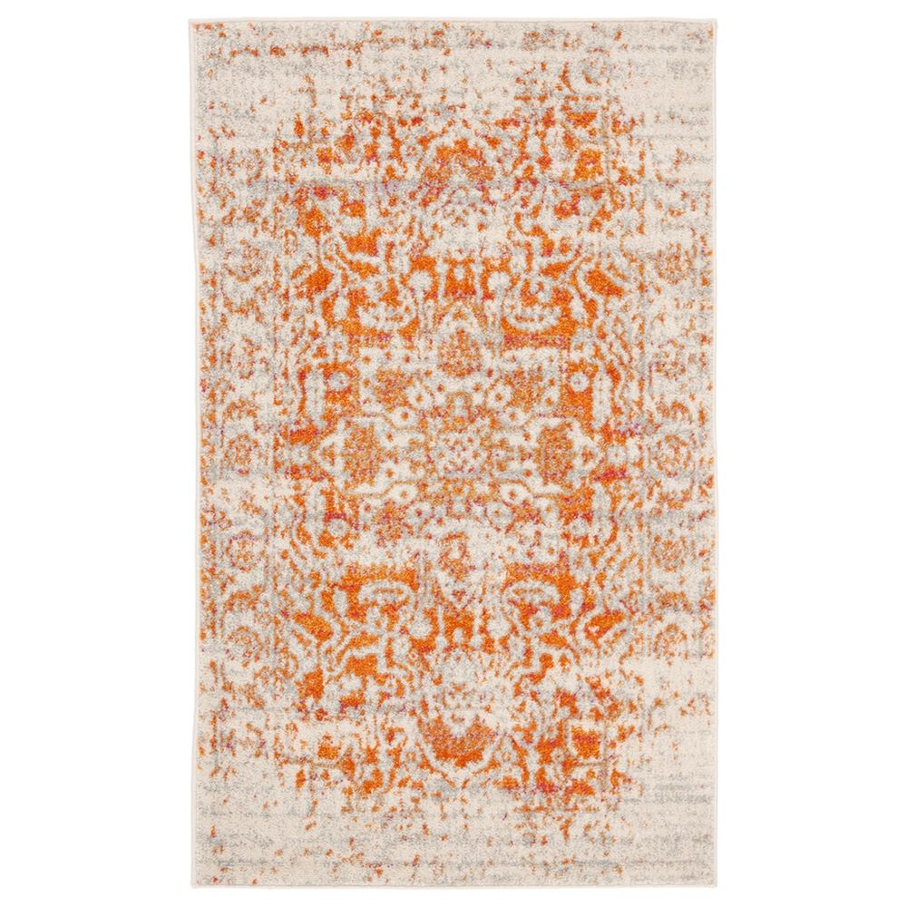 Safavieh Madison MAD603P 2"3" x 4" Orange and Ivory Scatter Rug, , large