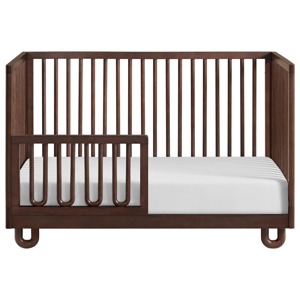 Oxford Baby Meridian 2-Piece Nursery Set with 3-in-1 Convertible Crib and Guard Rail in Cognac, , large