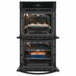 Frigidaire 27" Double Electric Wall Oven with Fan Convection in Black, , large