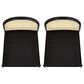 Jennifer Taylor Home Panama Side Chair with Ebony Black Cushion in Black and Natural (Set of 2), , large