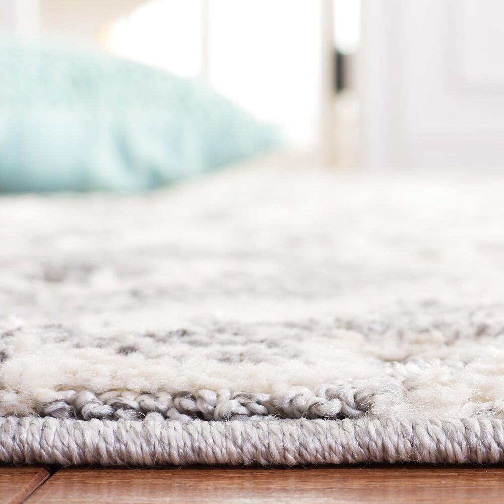 Safavieh Martha Stewart Lucia Shag MSR0781H 4&#39; x 6&#39; Dark Grey and Light Grey Area Rug, , large