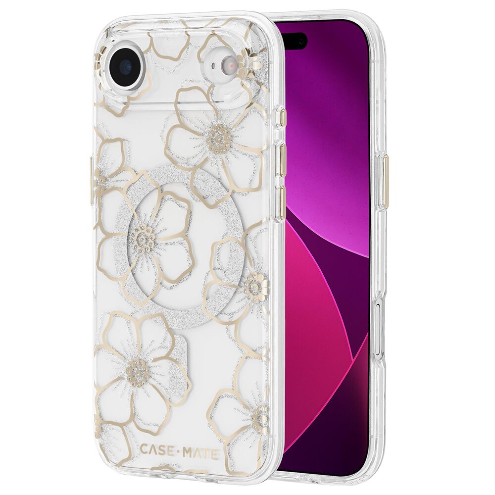 Case-Mate Floral Gems MagSafe Case for iPhone 17 Air in Gold, , large