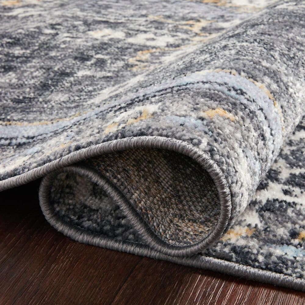 Loloi II Cassandra 2&#39;6&quot; x 4&#39; Charcoal and Gold Area Rug, , large