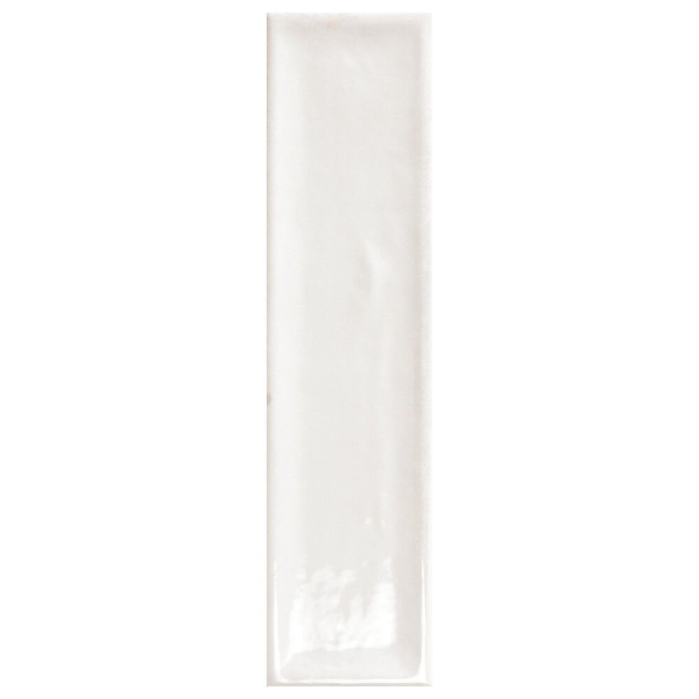 Emser Raku White 3" x 12" Glossy Ceramic Tile with 6.3 Sq. Ft./Carton, , large