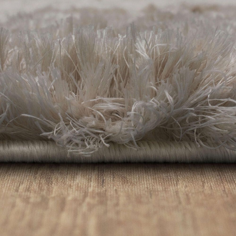 Karastan Billow Shag 5&#39;3&quot; x 8&#39; Taupe Area Rug, , large