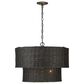 Golden Lighting Erma 6-Light Chandelier in Matte Black, , large