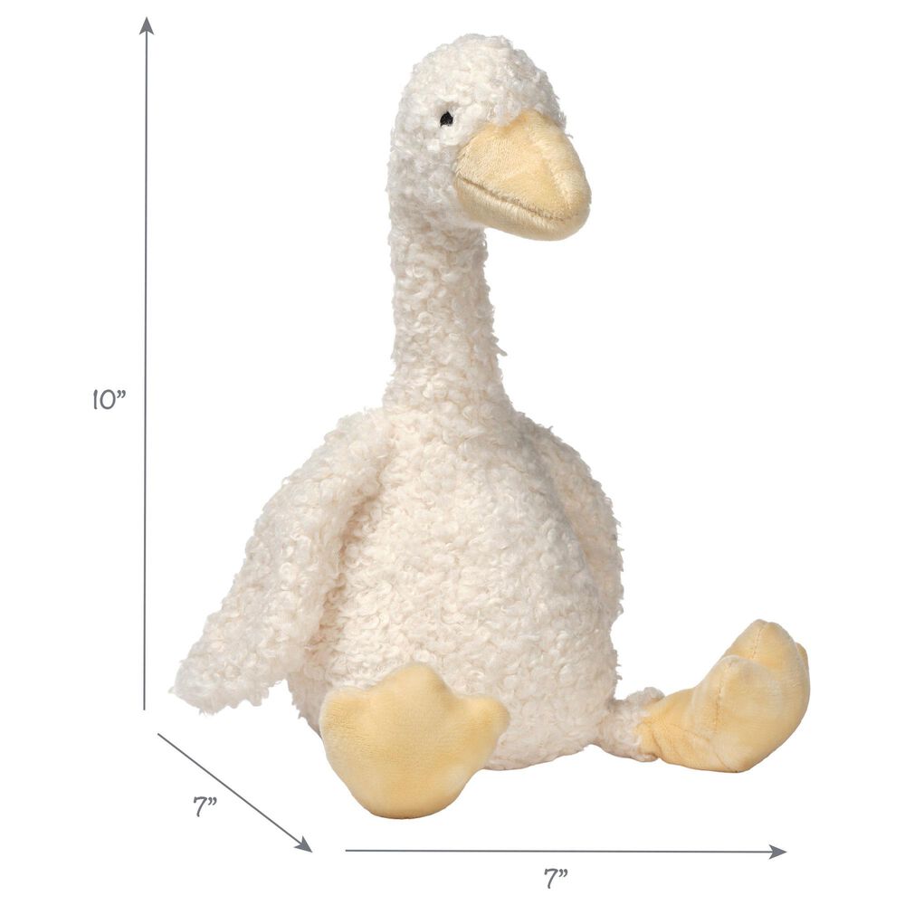 Lambs &amp; Ivy Signature Bunny Hop Lucy Plush Toy in White and Creamy Yellow, , large