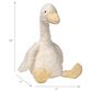 Lambs & Ivy Signature Bunny Hop Lucy Plush Toy in White and Creamy Yellow, , large
