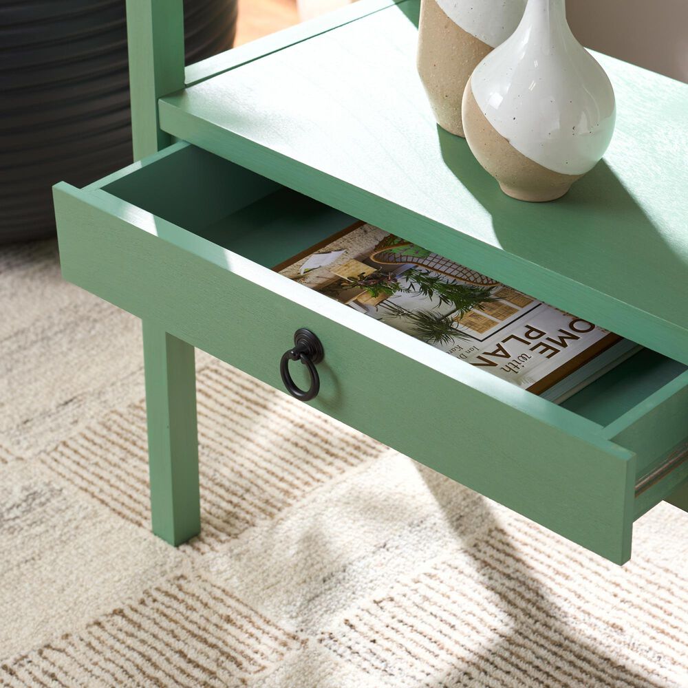 Safavieh Haven Low Drawer End Table in Sage Green, , large