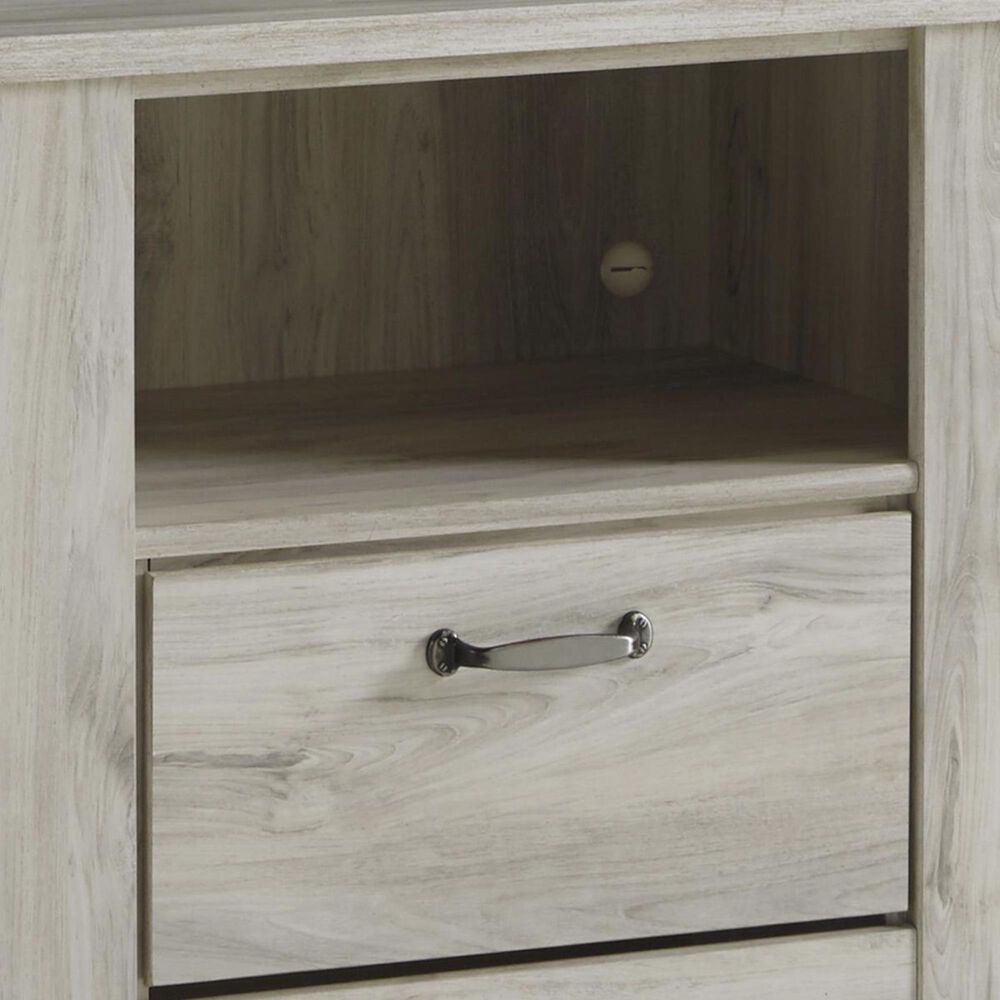 Ashley Bellaby 1 Drawer Nightstand in Whitewash, , large