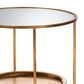 Baxton Studio Tamsin Accent Table in Antique Gold, , large