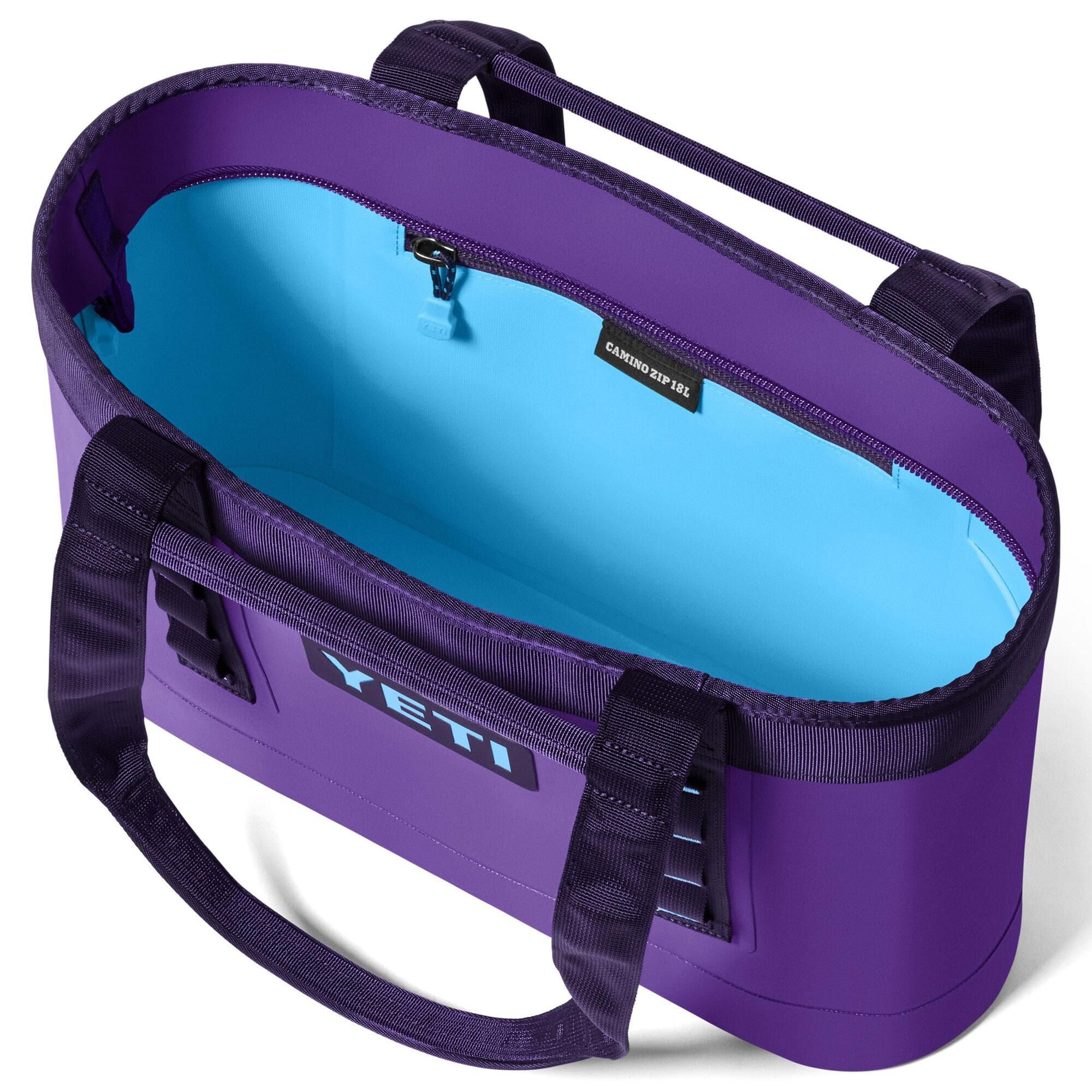 YETI Camino 18L Zip Carryall Tote Bag in Pace Purple and Blue