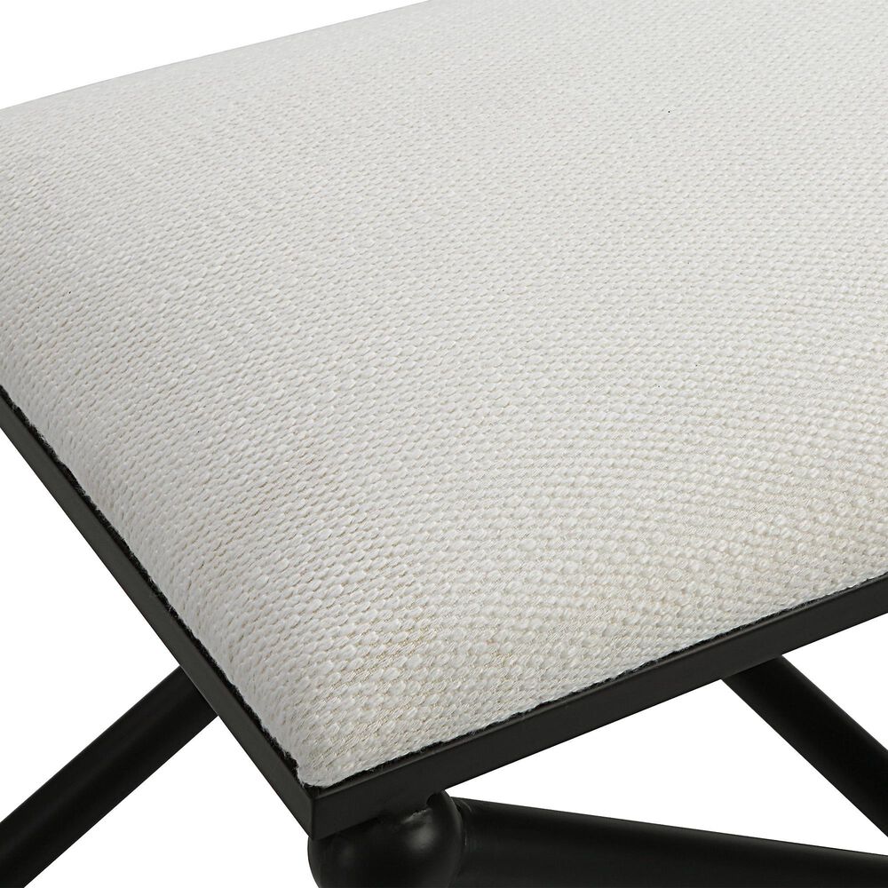 Uttermost Andrews Small Bench in White, , large