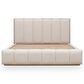 Urban Home Gardenia Queen Upholstered Bed in Chai, , large