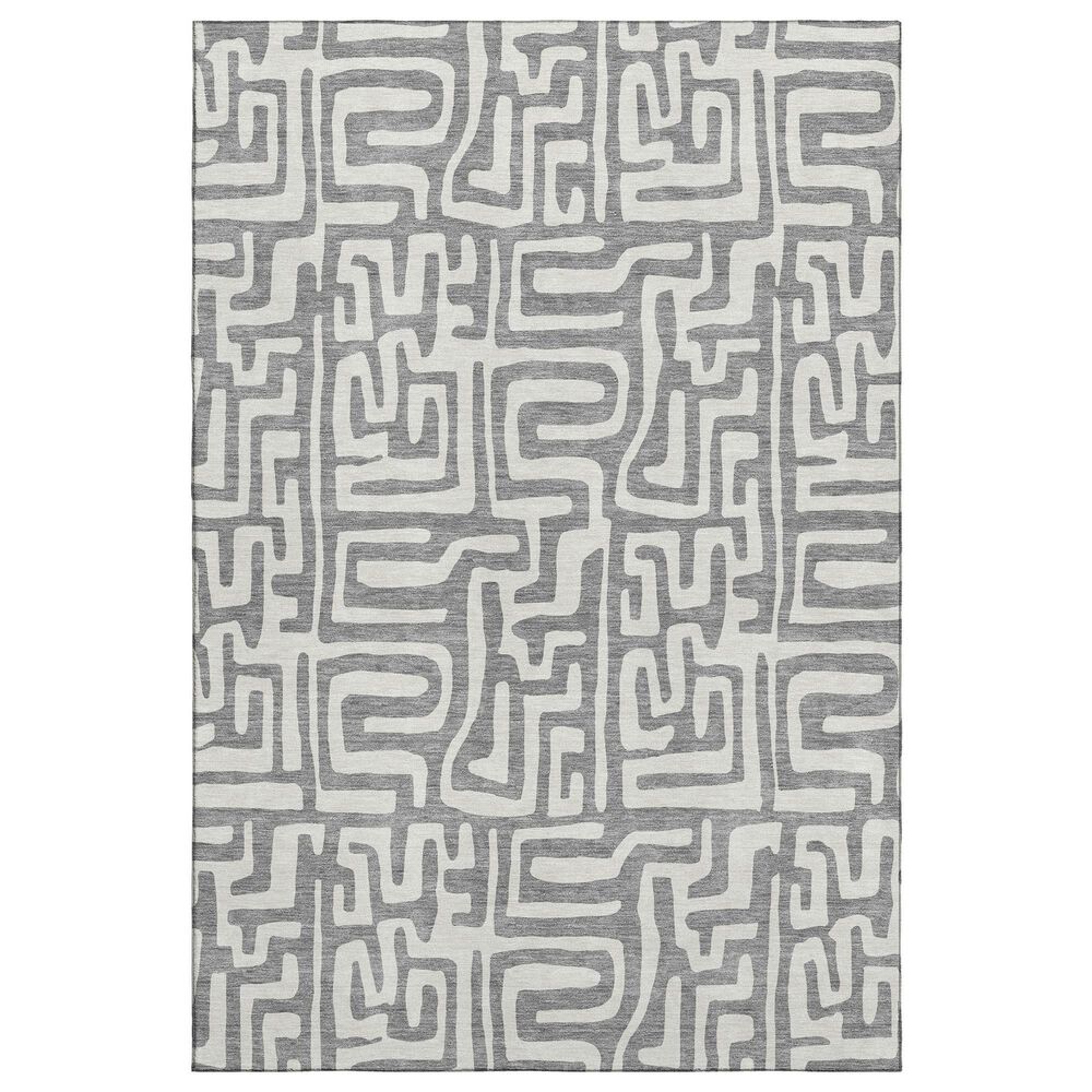 Dalyn Rug Company The Reserve TR1 Gray 10" x 14" Indoor/Outdoor Area Rug, , large