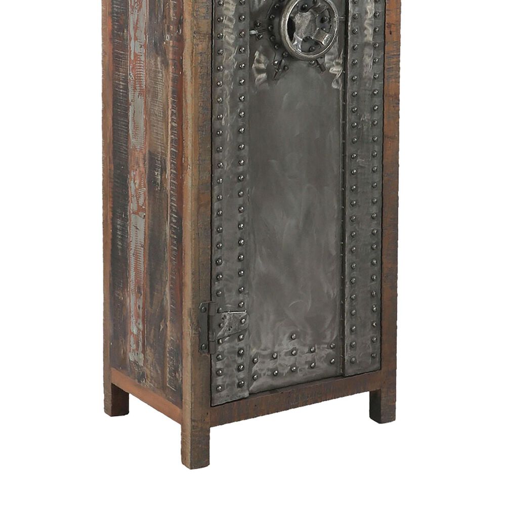 Home Trends &amp; Design Steampunk Cabinet in Brown and Gunmetal, , large