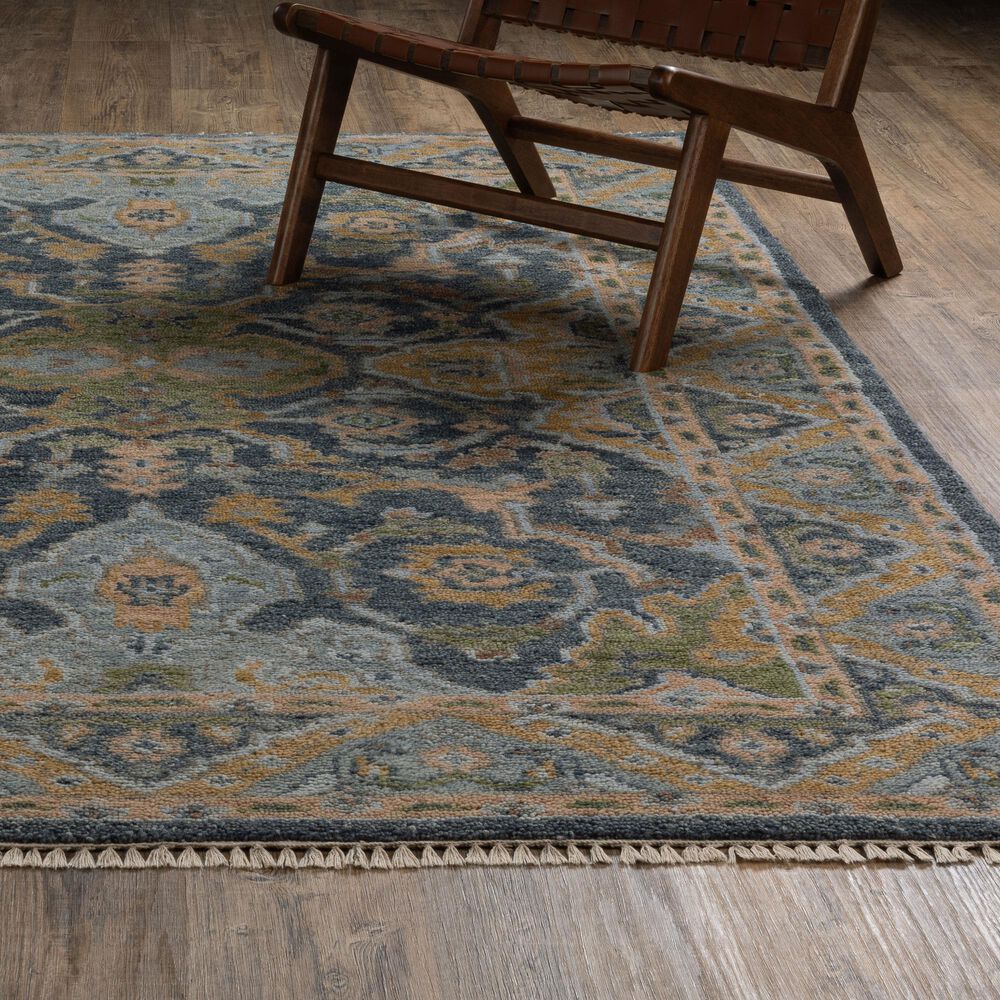 Oriental Weavers Majorca Blue and Green 9&#39; x 12&#39; Area Rug, , large