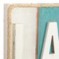 Maple and Jade Lakehouse 11" x 36" Wall Sign in White, Turquoise, Red and Gold, , large