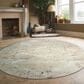 Radici USA Davide Geometric 7"10" Round Beige Area Rug, , large