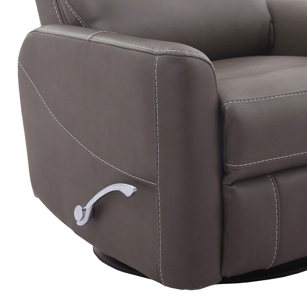 Simeon Collection Hercules Manual Swivel Glider Recliner in Haze, , large