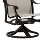 Tropitone Montreux Patio Swivel Rocker Chair in Beige Grey, , large
