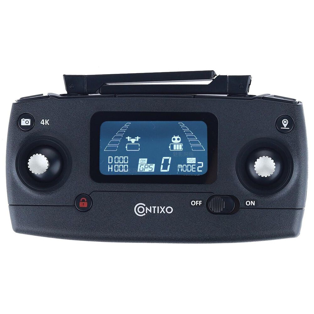 Contixo F30 Drone Quadcopter with Wi-Fi 4K UHD Camera and GPS Tracking in Gray, , large