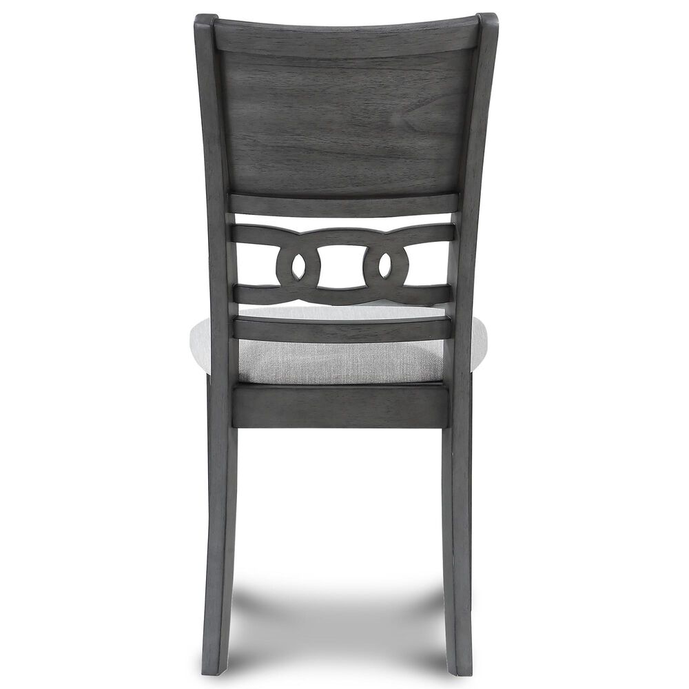 New Heritage Gia Side Chair with Light Gray Cushion in Gray, , large