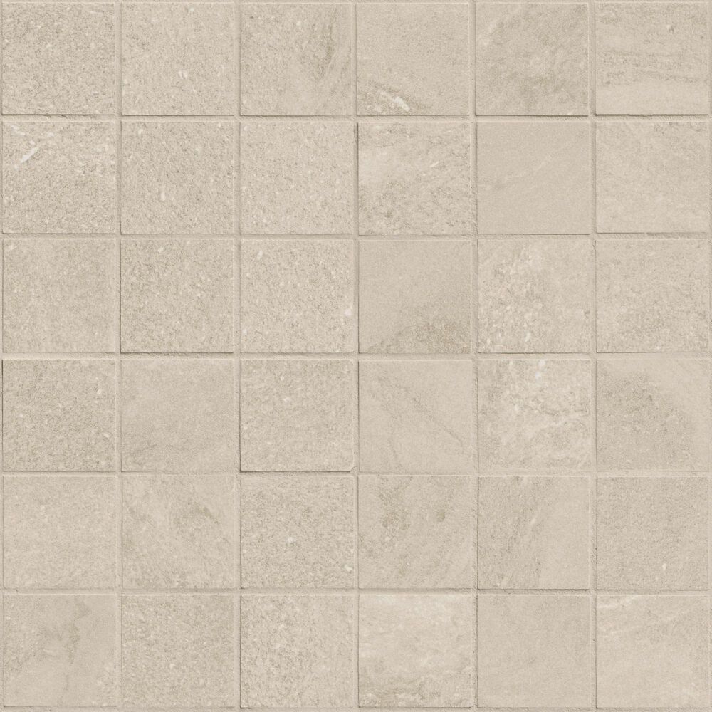 MS International Elbe Sand 2" x 2" Square on 12" x 12" Lappato Porcelain Mosaic Sheet, , large