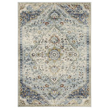 Oriental Weavers Branson BR01A 7"10" x 10" Blue and Multicolor Area Rug, , large